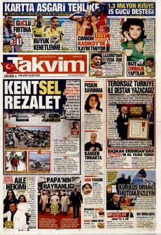 TAKVİM 30 Kasım 2025 gazete manşeti