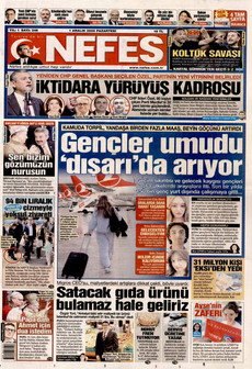 NEFES 1 Aralık 2025 gazete manşeti