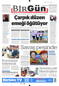 BİRGÜN 1 Aralık 2025 gazete manşeti