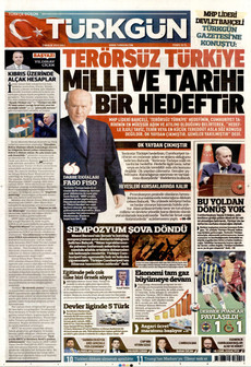 TÜRKGÜN 2 Aralık 2025 gazete manşeti