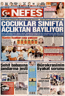 NEFES 3 Aralık 2025 gazete manşeti