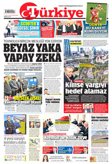 TÜRKİYE GAZETESİ 3 Aralık 2025 gazete manşeti