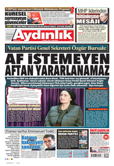 AYDINLIK GAZETESİ 3 Aralık 2025 gazete manşeti