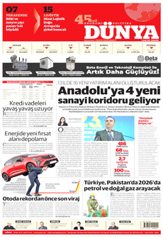 DÜNYA 3 Aralık 2025 gazete manşeti