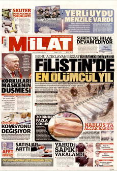 MİLAT 3 Aralık 2025 gazete manşeti