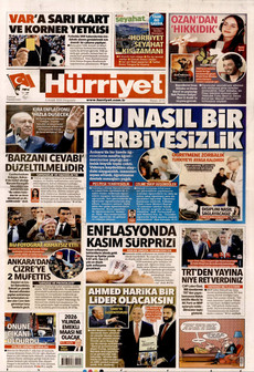 HÜRRİYET 4 Aralık 2025 gazete manşeti