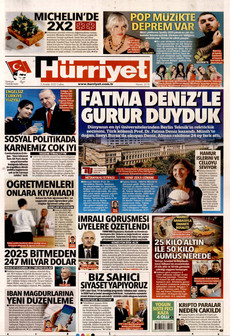 HÜRRİYET 5 Aralık 2025 gazete manşeti