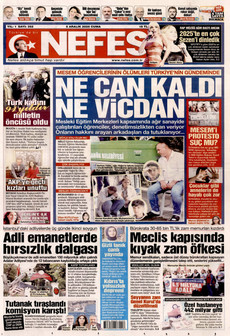NEFES 5 Aralık 2025 gazete manşeti