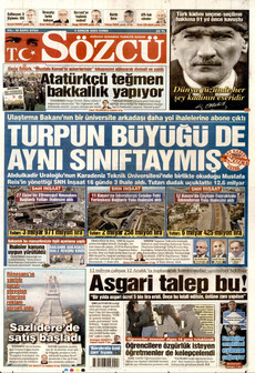 SÖZCÜ 5 Aralık 2025 gazete manşeti
