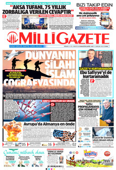 MİLLİ GAZETE 5 Aralık 2025 gazete manşeti