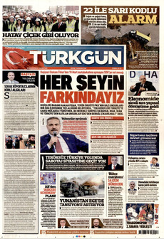 TÜRKGÜN 8 Aralık 2025 gazete manşeti