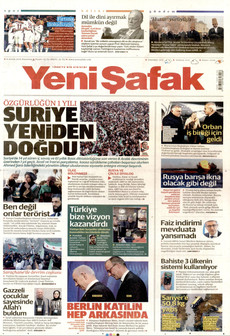 YENİ ŞAFAK 8 Aralık 2025 gazete manşeti