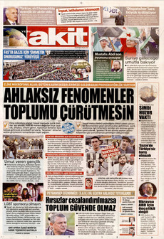 YENİ AKİT 8 Aralık 2025 gazete manşeti