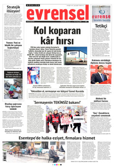 EVRENSEL 8 Aralık 2025 gazete manşeti