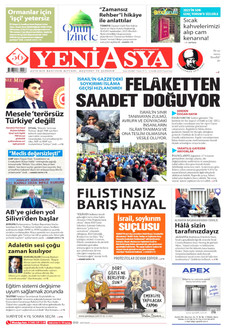 YENİ ASYA 8 Aralık 2025 gazete manşeti