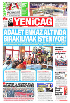 YENİÇAĞ 8 Aralık 2025 gazete manşeti
