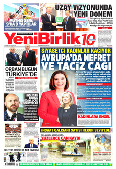 YENİBİRLİK 8 Aralık 2025 gazete manşeti