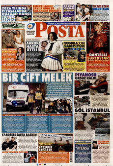 POSTA 8 Aralık 2025 gazete manşeti