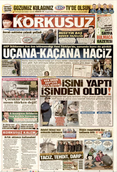 KORKUSUZ 8 Aralık 2025 gazete manşeti