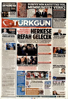 TÜRKGÜN 9 Aralık 2025 gazete manşeti