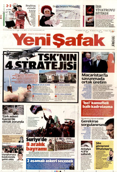 YENİ ŞAFAK 9 Aralık 2025 gazete manşeti