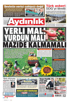 AYDINLIK GAZETESİ 9 Aralık 2025 gazete manşeti