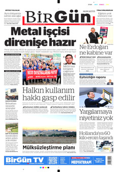 BİRGÜN 9 Aralık 2025 gazete manşeti