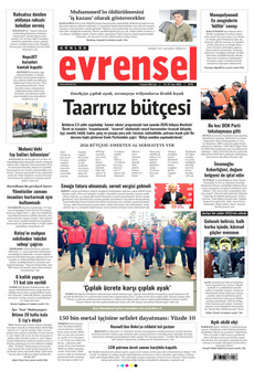 EVRENSEL 9 Aralık 2025 gazete manşeti