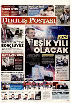 DİRİLİŞ POSTASI 9 Aralık 2025 gazete manşeti