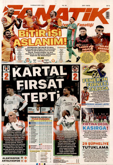 FANATİK 9 Aralık 2025 gazete manşeti