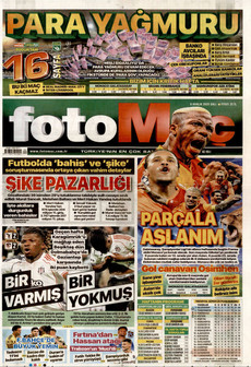 FOTOMAÇ 9 Aralık 2025 gazete manşeti