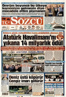 SÖZCÜ 10 Aralık 2025 gazete manşeti