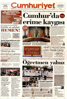 CUMHURİYET 10 Aralık 2025 gazete manşeti