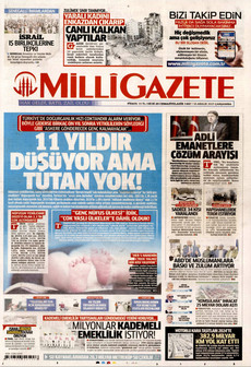 MİLLİ GAZETE 10 Aralık 2025 gazete manşeti