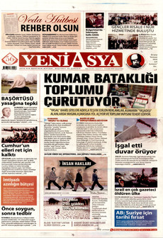 YENİ ASYA 10 Aralık 2025 gazete manşeti