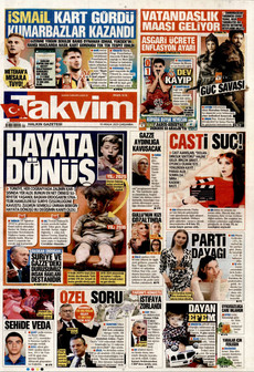 TAKVİM 10 Aralık 2025 gazete manşeti