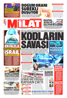 MİLAT 10 Aralık 2025 gazete manşeti