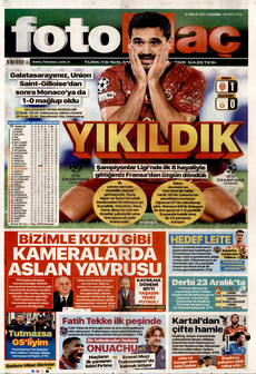 FOTOMAÇ 10 Aralık 2025 gazete manşeti