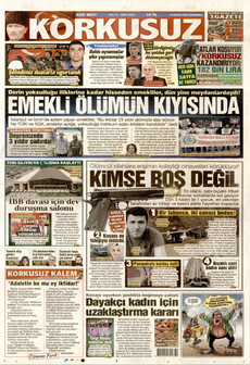 KORKUSUZ 10 Aralık 2025 gazete manşeti