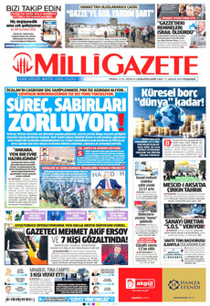 MİLLİ GAZETE 11 Aralık 2025 gazete manşeti