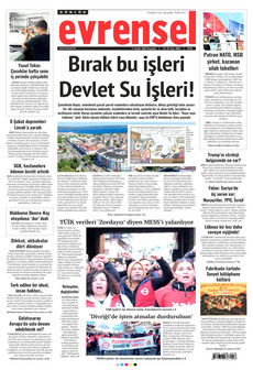 EVRENSEL 11 Aralık 2025 gazete manşeti