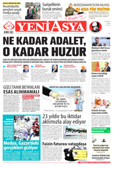 YENİ ASYA 11 Aralık 2025 gazete manşeti