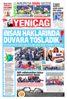 YENİÇAĞ 11 Aralık 2025 gazete manşeti