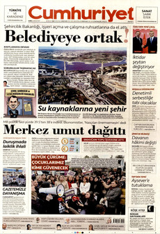 CUMHURİYET 12 Aralık 2025 gazete manşeti
