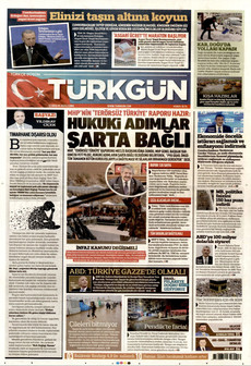 TÜRKGÜN 12 Aralık 2025 gazete manşeti