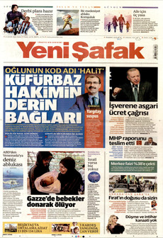 YENİ ŞAFAK 12 Aralık 2025 gazete manşeti