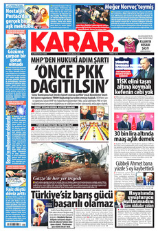 KARAR 12 Aralık 2025 gazete manşeti