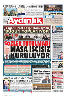 AYDINLIK GAZETESİ 12 Aralık 2025 gazete manşeti