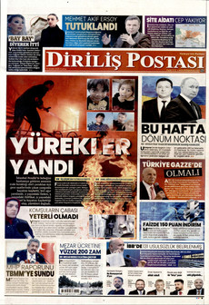 DİRİLİŞ POSTASI 12 Aralık 2025 gazete manşeti