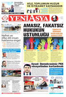YENİ ASYA 12 Aralık 2025 gazete manşeti
